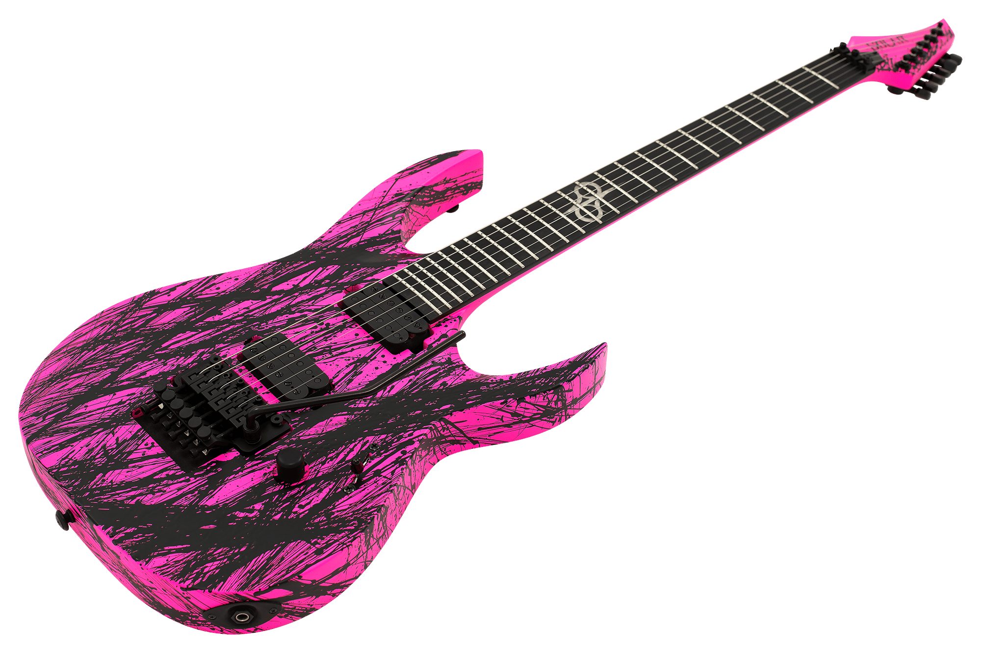 solar pink guitar